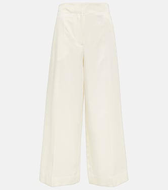 Thurlow silk and cotton wide-leg pants | Joseph