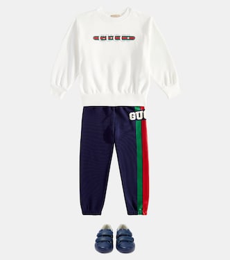 Felpa in cotone con stampa | Gucci Kids