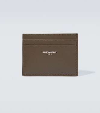 Leather card holder | Saint Laurent