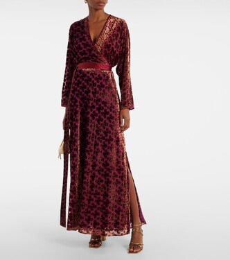 Maxikleid Babette aus Samt | Diane von Furstenberg
