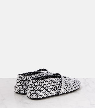 Ballerine in suede con borchie | Alaïa