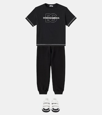 Camiseta de algodón con logo | Dolce&Gabbana Kids