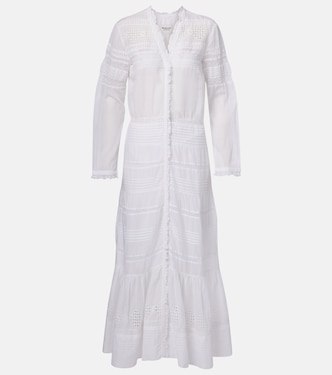 Daniva lace-trimmed cotton maxi dress | Marant Etoile
