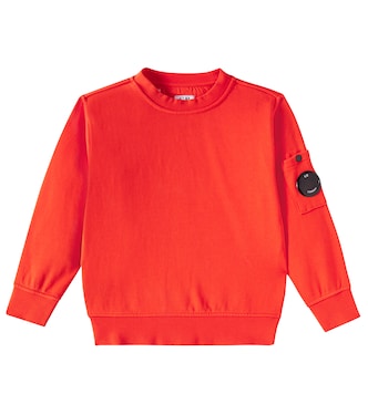 Lens cotton fleece sweatshirt | C.P. Company Kids