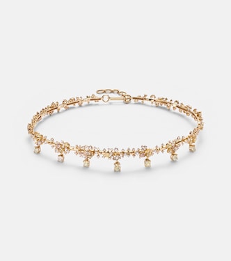 Choker in oro 18kt con diamanti | Ananya