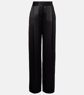 High-rise silk wide-leg pants | The Sei