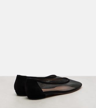 Ballerine in organza trasparente | Gianvito Rossi