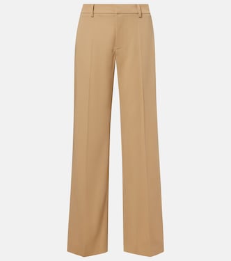 Weite Low-Rise-Hose Corrine aus Wolle | Ralph Lauren Collection