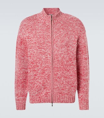 Lamdu cashmere zip-up sweater | Le Kasha