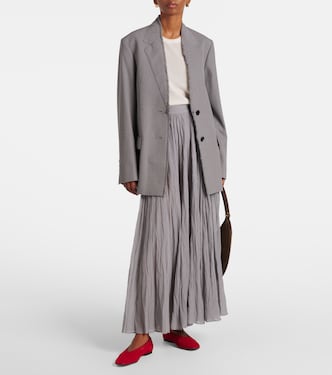 Jupe longue en coton mélangé | Toteme