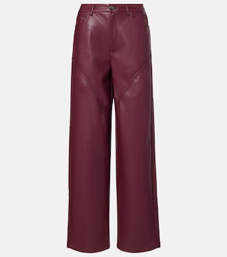 Pantalones anchos de piel sintética | Rotate