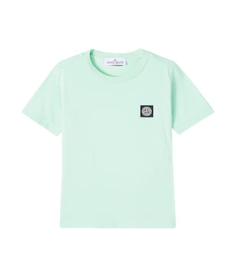 Compass cotton jersey T-shirt | Stone Island Junior