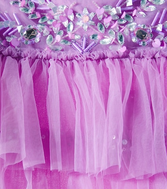 Lady Violet embellished cotton tulle dress | Tutu Du Monde