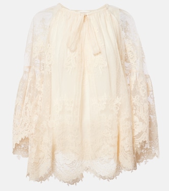 Schluppenbluse Hypnotic aus Spitze | Zimmermann