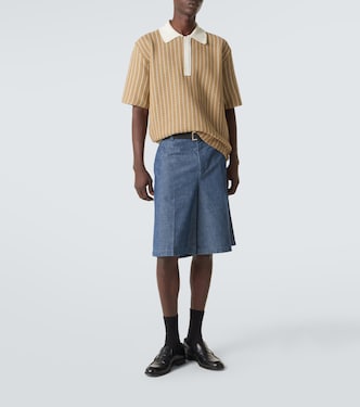 Denim Bermuda shorts | Jil Sander