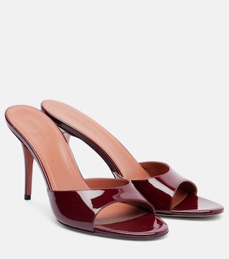 Elodie 90 patent leather mules | Amina Muaddi