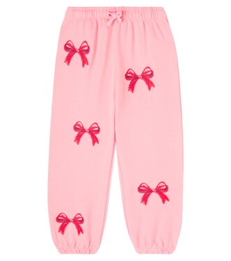 Lou Bow embroidered cotton-blend sweatpants | Konges Sløjd