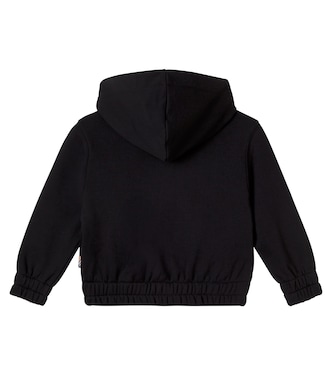 EKD cotton jersey zip-up hoodie in black - Burberry Kids | Mytheresa