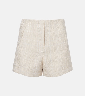 Shorts Jazmin in tweed di misto cotone | Veronica Beard