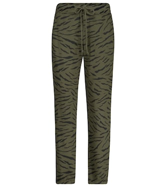 Sang printed cotton sweatpants | Velvet