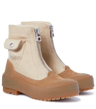 Botines Duck con ribetes de gamuza | JW Anderson