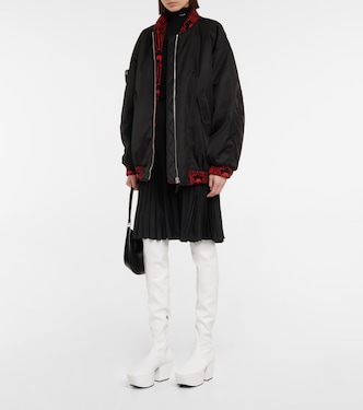 Overknee-Stiefel aus Lederimitat | Prada