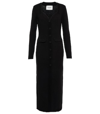 Dana knitted cotton midi dress | Nanushka