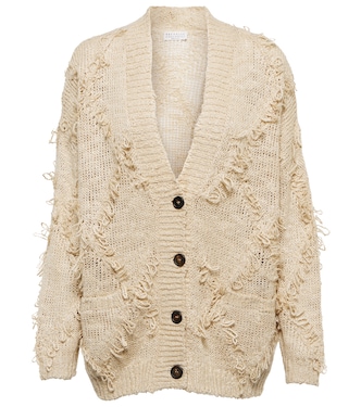 Silk and linen cardigan | Brunello Cucinelli