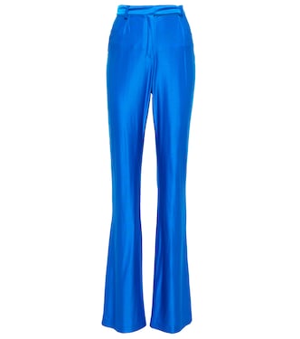 High-rise satin pants | Alexandre Vauthier