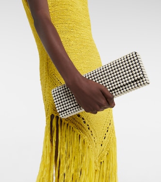 Amini Paloma embellished clutch | Amina Muaddi