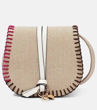 Borsa a tracolla Alphabet Small in canvas | Chloé