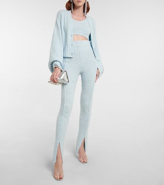 Birdy cotton-blend knit bralette | Rotate
