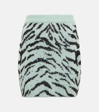 Embellished jacquard miniskirt | Alessandra Rich