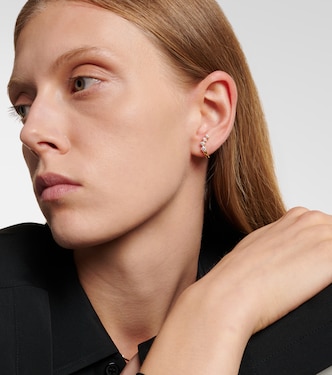 Boucles d’oreilles Aria Dagger Huggie en or 18 ct et diamants | Melissa Kaye