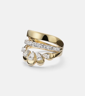 Anello in oro 18kt con diamanti | Yeprem