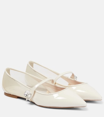 Cube B漆皮平底鞋 | Roger Vivier