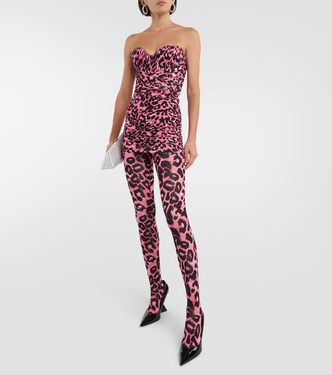 Collant Cadie con stampa leopardata | Alex Perry