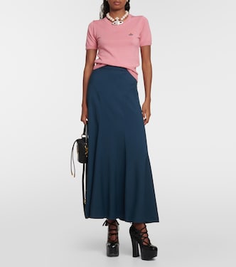 Bea logo virgin wool top | Vivienne Westwood