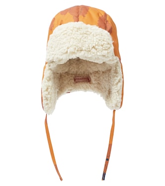 Gorro estampado con borrego sintético | Tinycottons