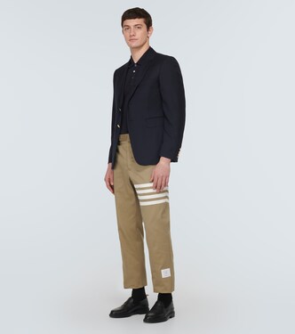 Polo de algodón con rayas | Thom Browne