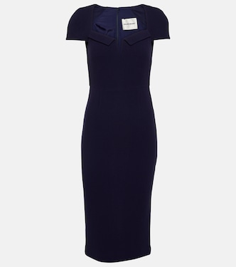 Wool crêpe midi dress | Roland Mouret