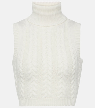 Top Oscuro de lana y cachemir | Max Mara