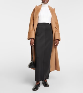 Top Oscuro de lana y cachemir | Max Mara