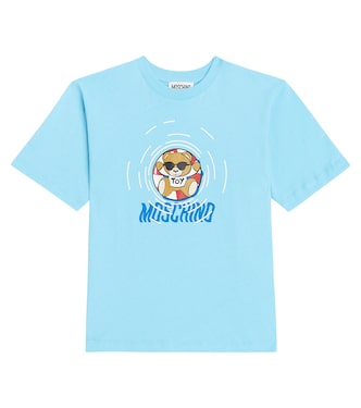 T-Shirt Teddy Bear aus Baumwoll-Jersey | Moschino Kids