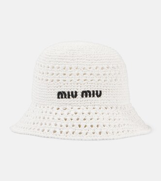 Hut aus Häkelstrick | Miu Miu