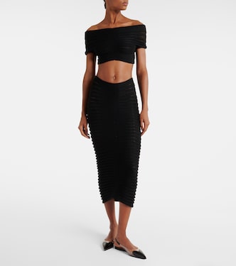 Crop top de punto | Alaïa