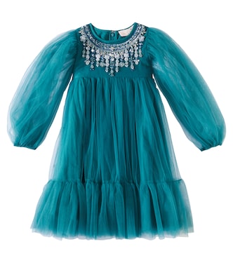 First Frost cotton jersey and tulle dress | Tutu Du Monde