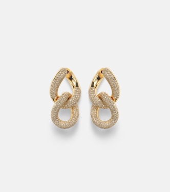 18kt gold earrings with diamonds | Shay Jewelry
