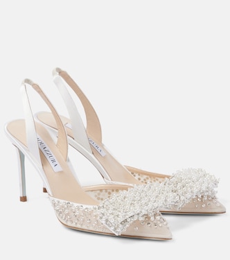 Bridal - Pumps Melodie 85 con cristalli | Aquazzura