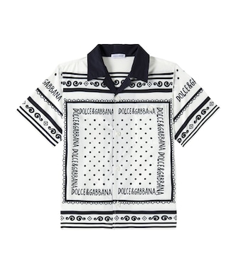 Hemd aus Baumwollpopeline | Dolce&Gabbana Kids